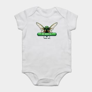 Cicada Invasion Loading Funny Cicada Summer Baby Bodysuit